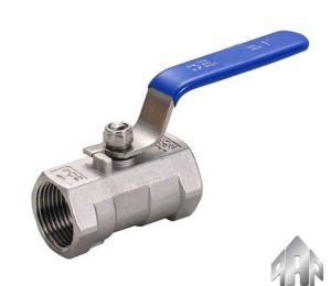 Van bi inox 1 mảnh ren trong
